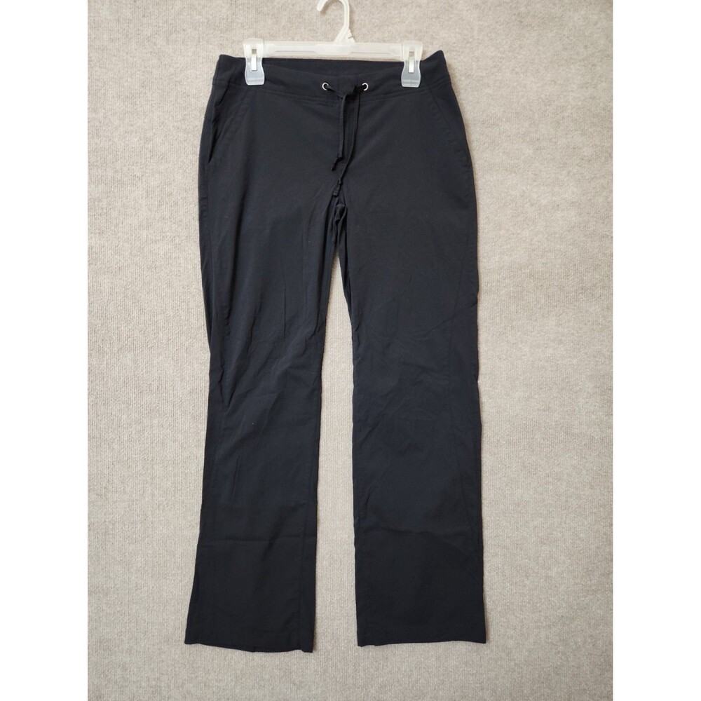Columbia Anytime Outdoor Full Leg Pants Womens 6 Black Lightweight Omni Shield